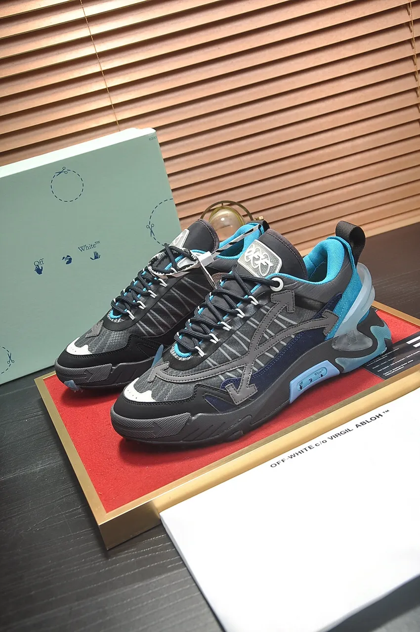 Men's men's shoes💰660💶【off-white】👫 Original one-to-one replica, high-end quality🥳The latest model has not been listed on the official website yet, the top version. Fabric: Imported open-edge beaded laminated leather Lining: Imported breathable mesh Outsole: New material imported TPU combination sole Male 38-44 (customized at 45)